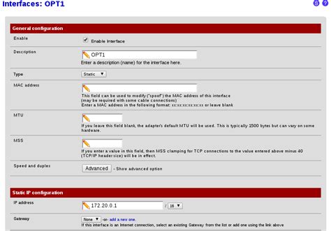 The Mappings list will look a bit different. . Pfsense no internet on opt1 interface